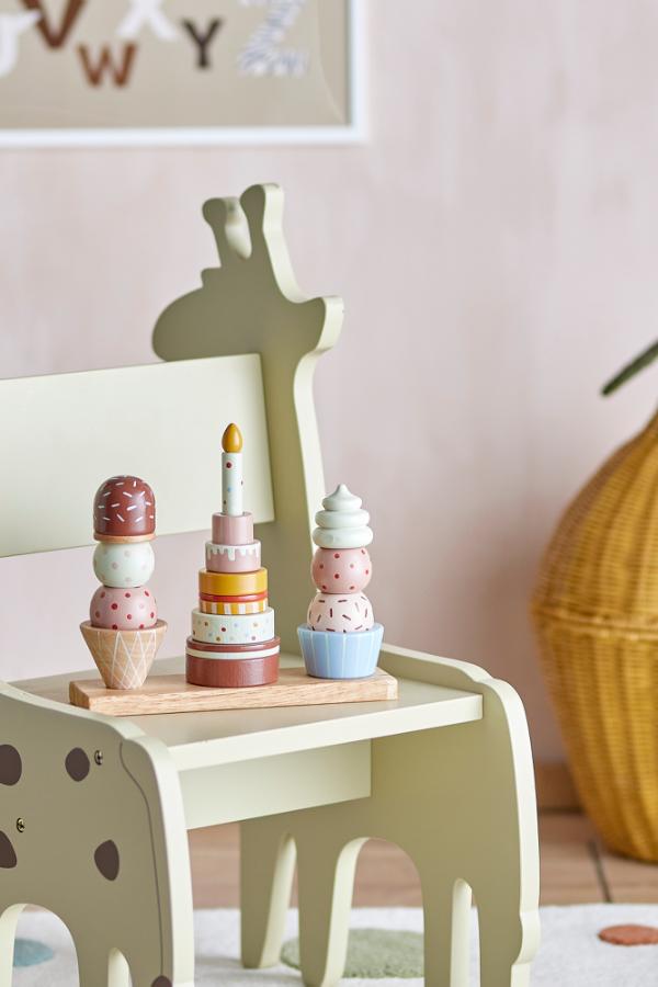 Bloomingville Mini Celebrate Activity Toy, Multi, FSC®100%, Beech