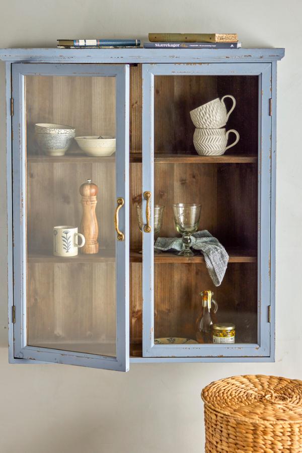 Creative Collection Hazem Cabinet, Blue, Firwood