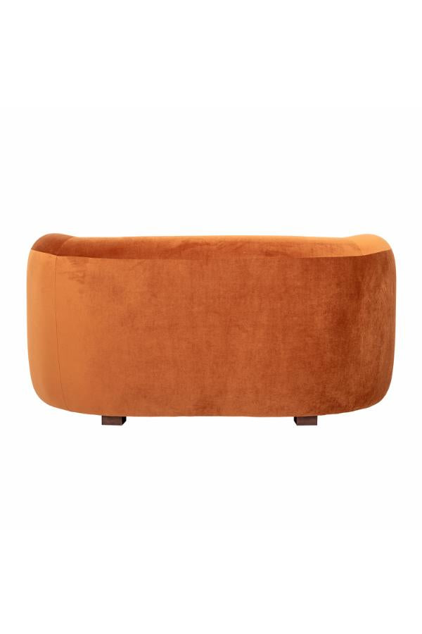 Creative Collection Malala Sofa, Orange, Polyester