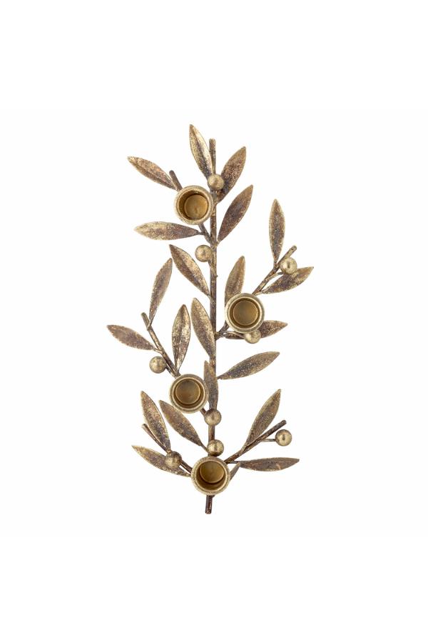 Bloomingville Mirabel Candle Holder, Gold, Metal