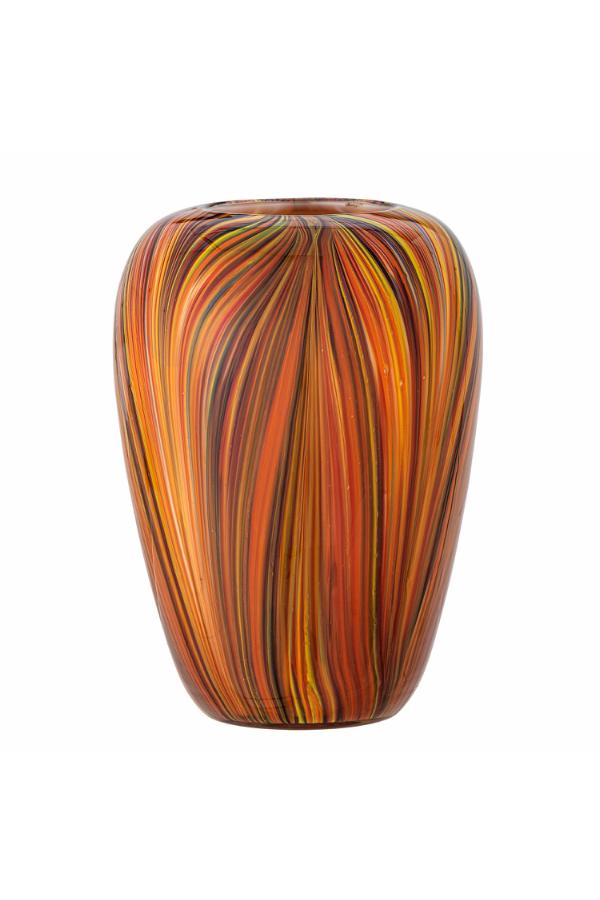 Creative Collection Sunny Vase, Orange, Glass