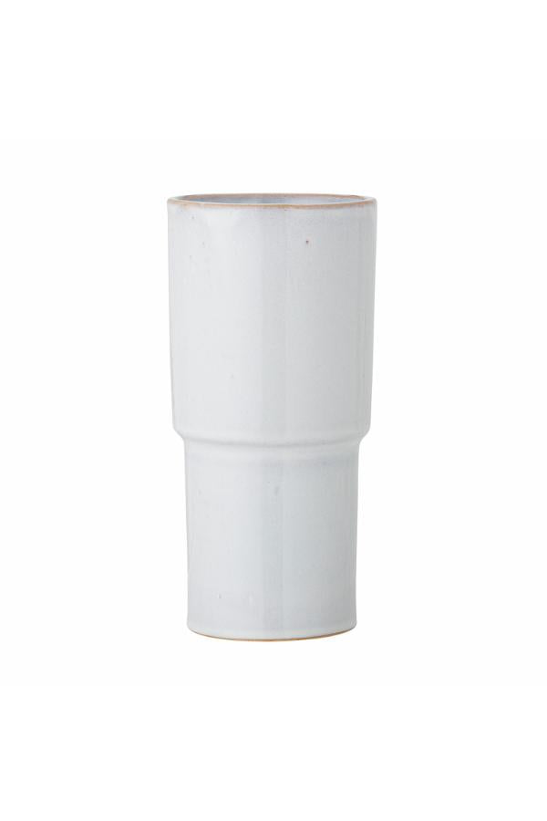 Bloomingville Marji Vase, White, Stoneware