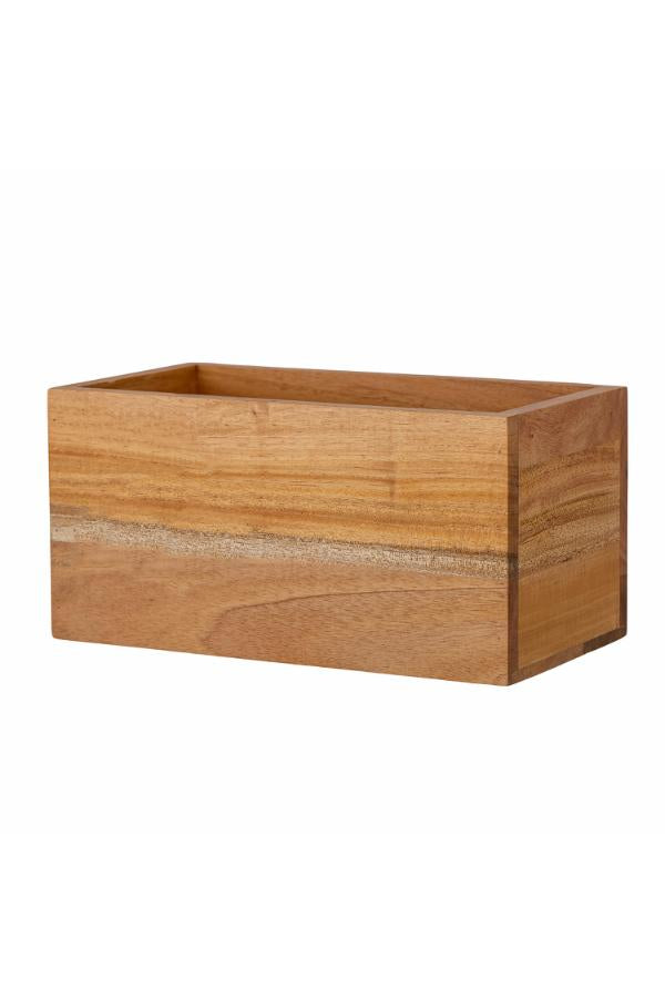 Creative Collection Solin Storage Box, Nature, Mahogany
