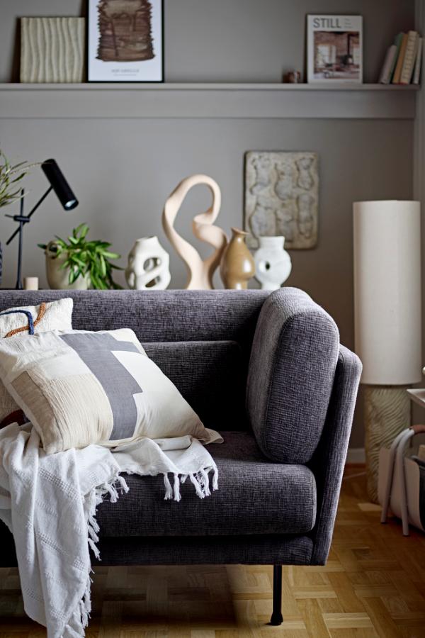 Bloomingville Payah Floor Lamp, Nature, Stoneware