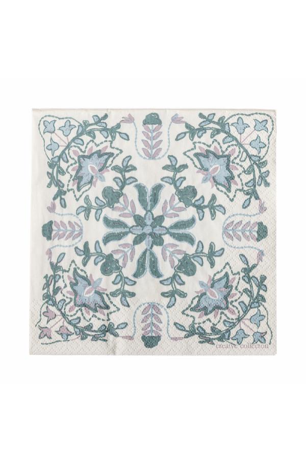 Creative Collection Alvira Napkin, Blue, FSC®Mix, Paper