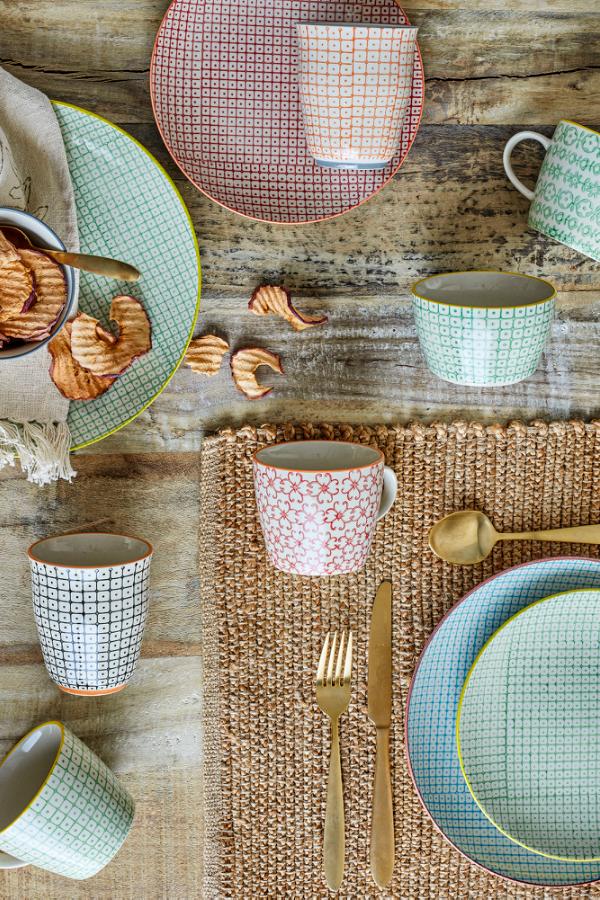 Bloomingville Carla Mug, Multi, Stoneware