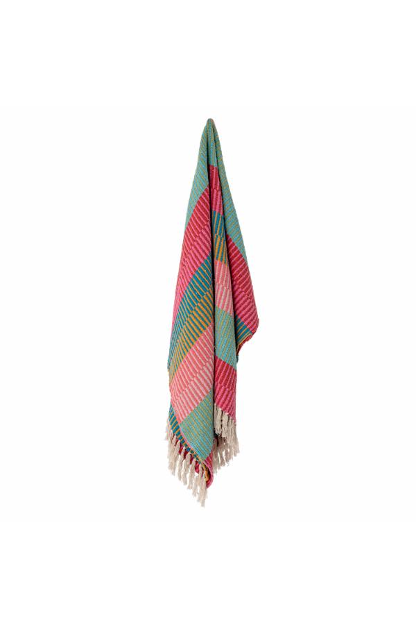 Creative Collection Isnel Throw, Multi, Recycled Cotton