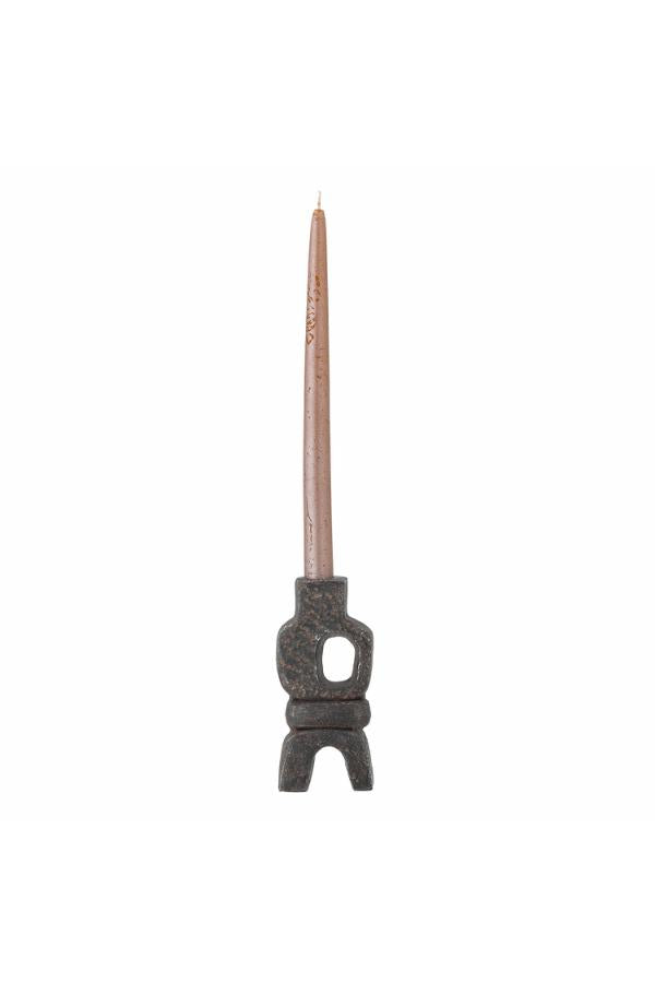 Bloomingville Sanah Candle Holder, Black, Cast Iron
