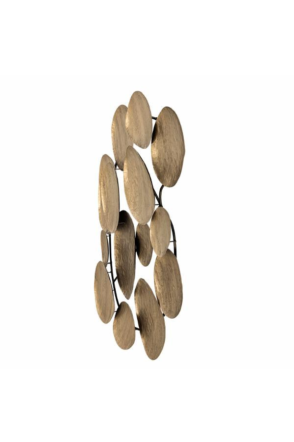 Bloomingville Raynee Wall Decor, Brass, Metal
