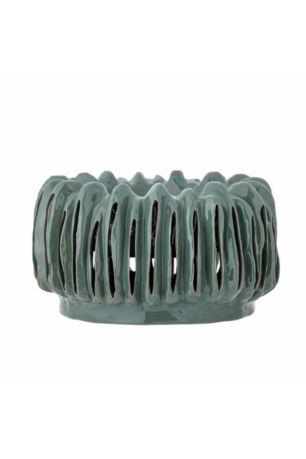 Creative Collection Mavel Flowerpot, Green, Stoneware