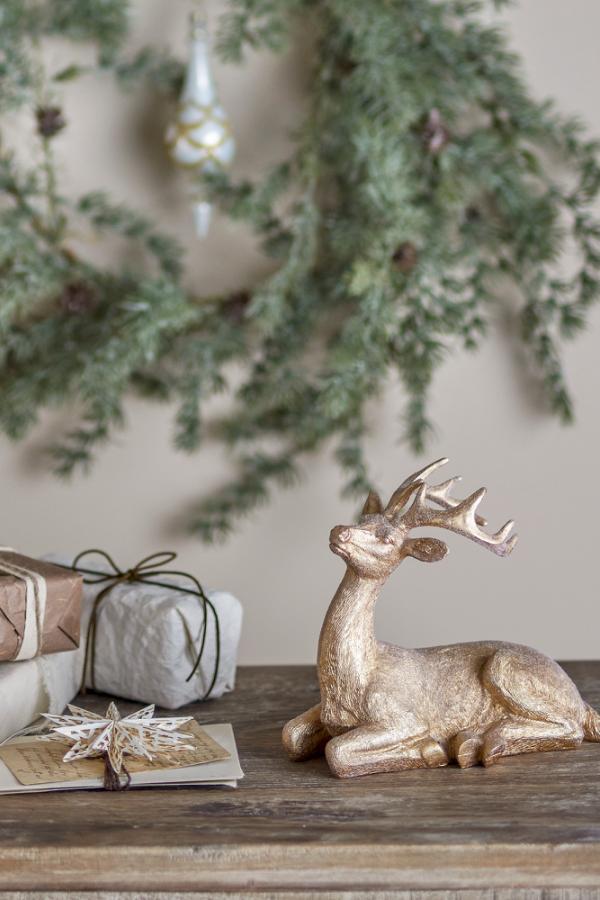 Bloomingville Pranzer Deco, Gold, Polyresin