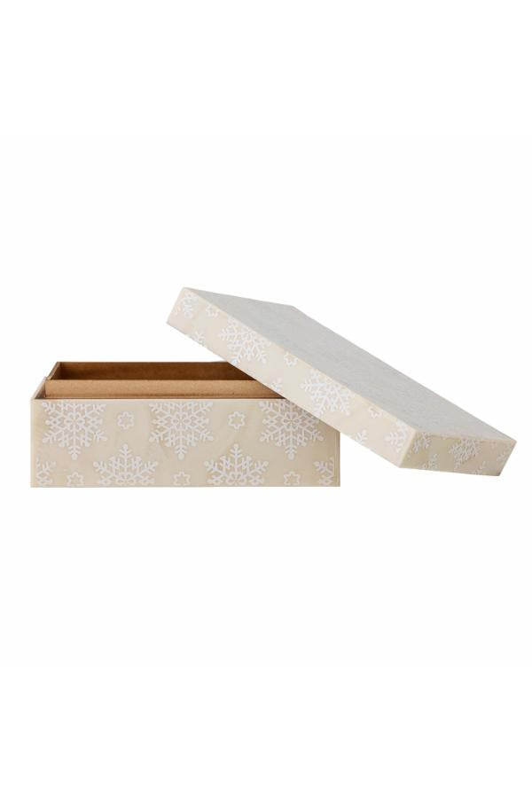 Bloomingville Cheri Box w/Lid, Nature, Resin