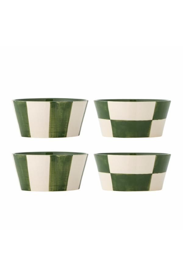 Bloomingville Floki Bowl, Green, Stoneware