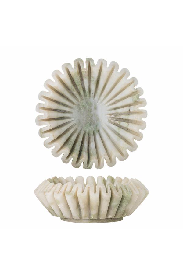 Bloomingville Harmonia Bowl, Green, Marble