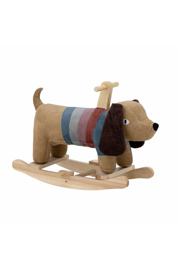 Bloomingville Mini Charlie Rocking Toy, Dog, Multi, Polyester