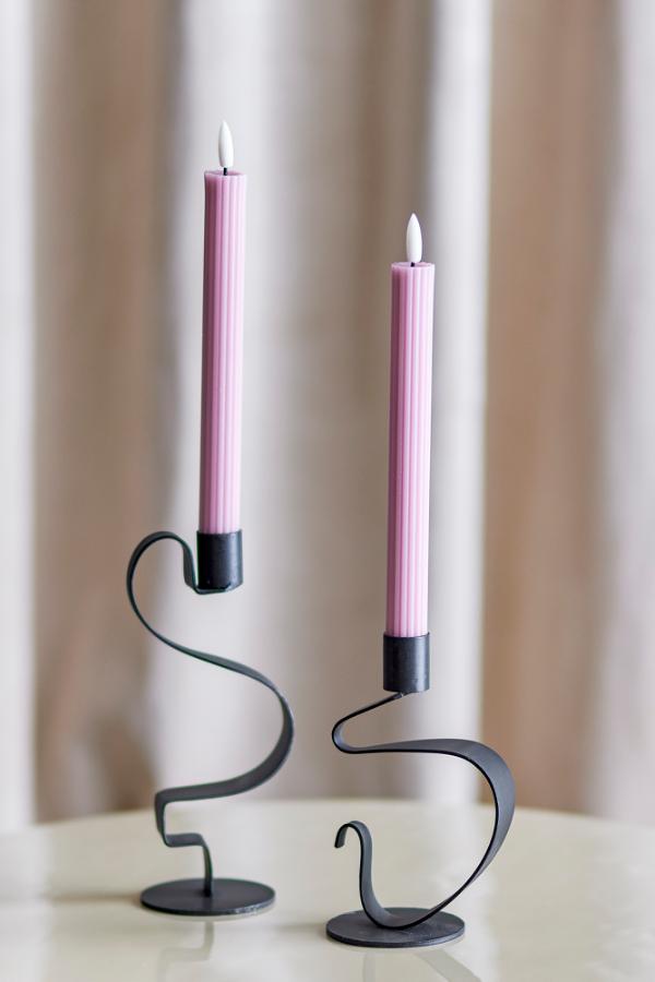 Bloomingville Ponza LED Candle, Rose, Paraffin