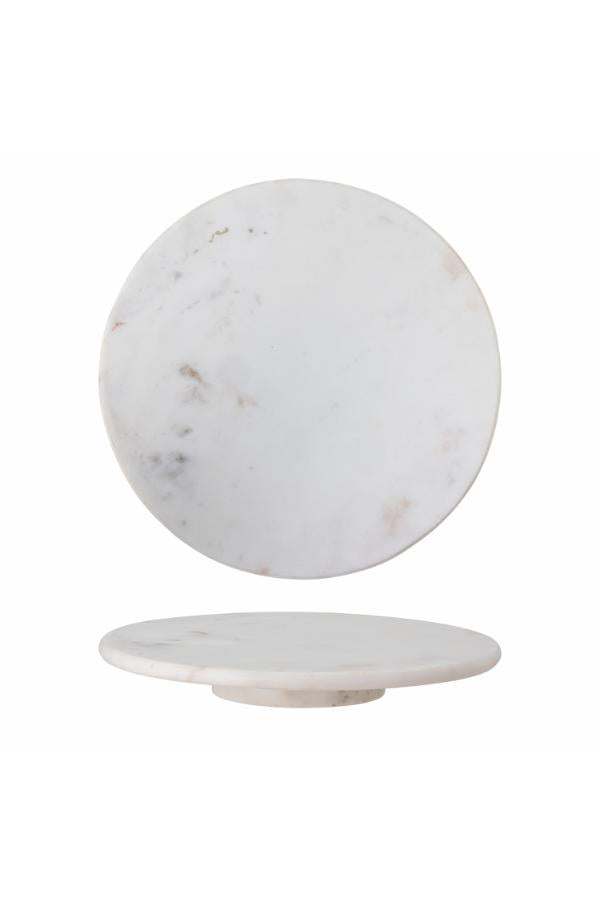 Bloomingville Ellin Turntable, White, Marble