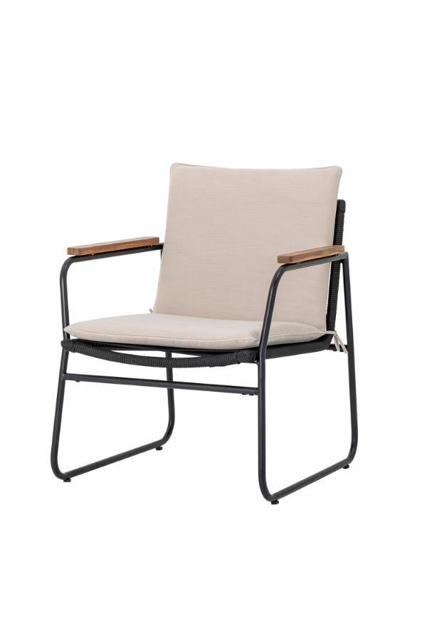 Bloomingville Hampton Lounge Chair, Black, Metal