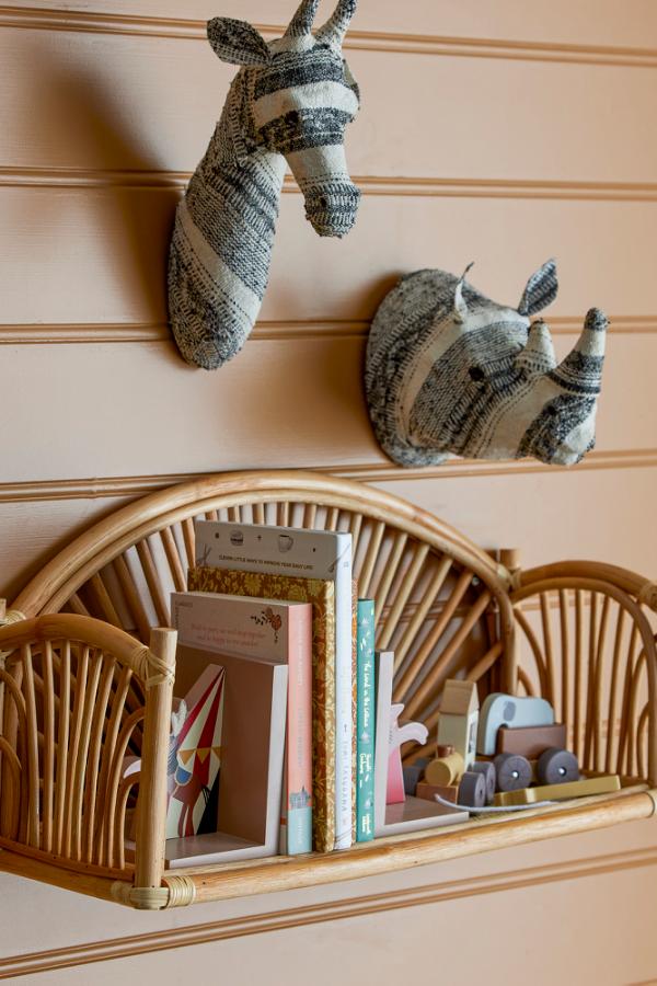Bloomingville Mini Berte Wall Decor, Black, Paper Mache