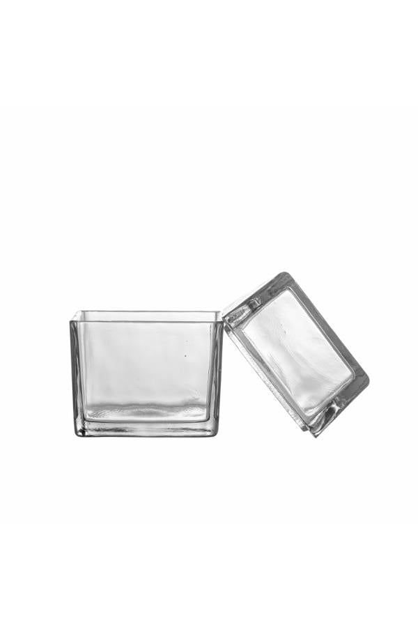 Bloomingville Elius Jar w/Lid, Clear, Recycled Glass