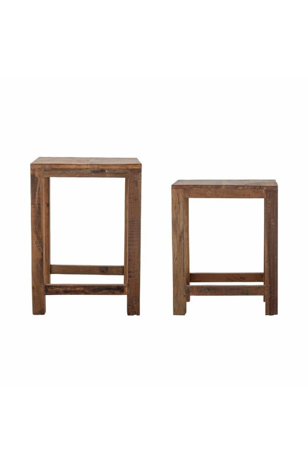 Creative Collection Galen Side Table, Brown, Reclaimed Wood