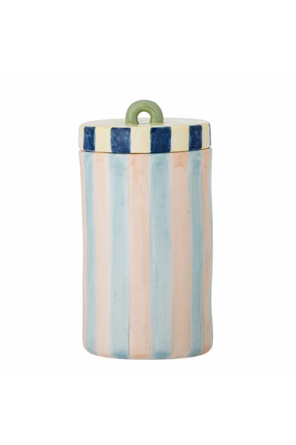 Bloomingville Phoenix Jar w/Lid, Multi, Stoneware