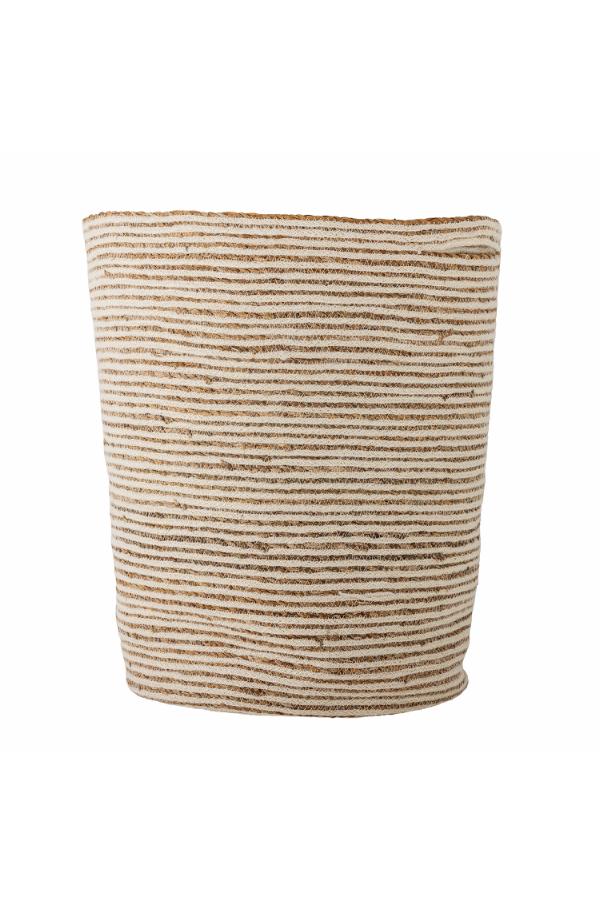 Bloomingville Selena Basket, White, Jute