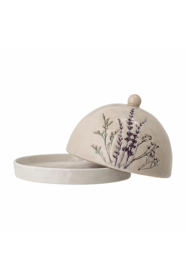 Bloomingville Bea Butter Box, Nature, Stoneware