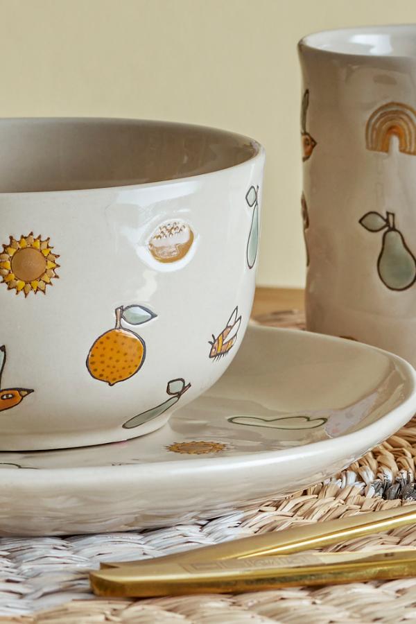 Bloomingville Mini Agnes Tableware Set, Multi, Stoneware