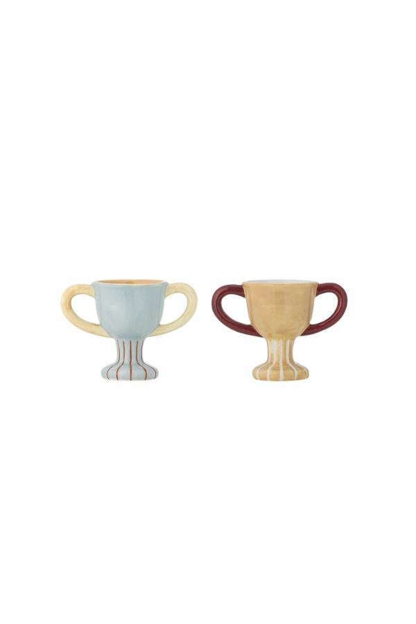 Bloomingville Mini Trophy Egg Cup, Multi, Stoneware