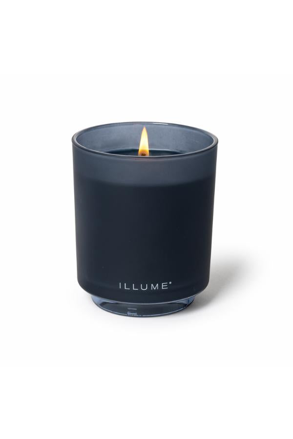 Illume Hidden Lake Box Glass Candle, Blue,
