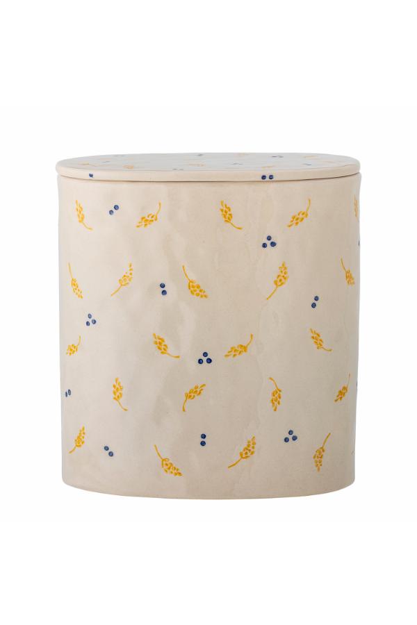 Bloomingville Pippine Jar w/Lid, Nature, Stoneware