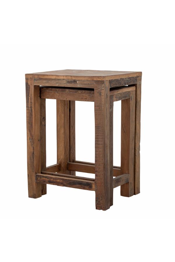 Creative Collection Galen Side Table, Brown, Reclaimed Wood