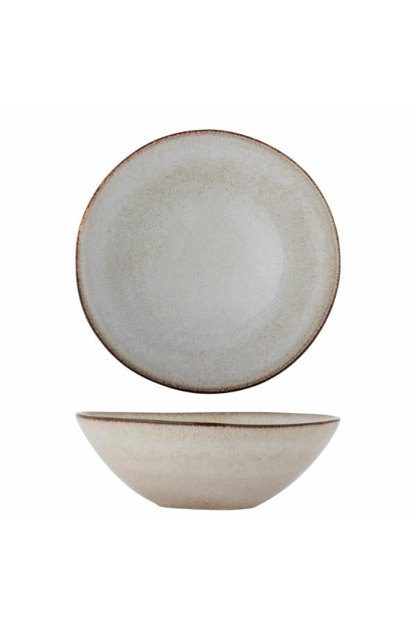 Bloomingville Sandrine Bowl, Nature, Stoneware