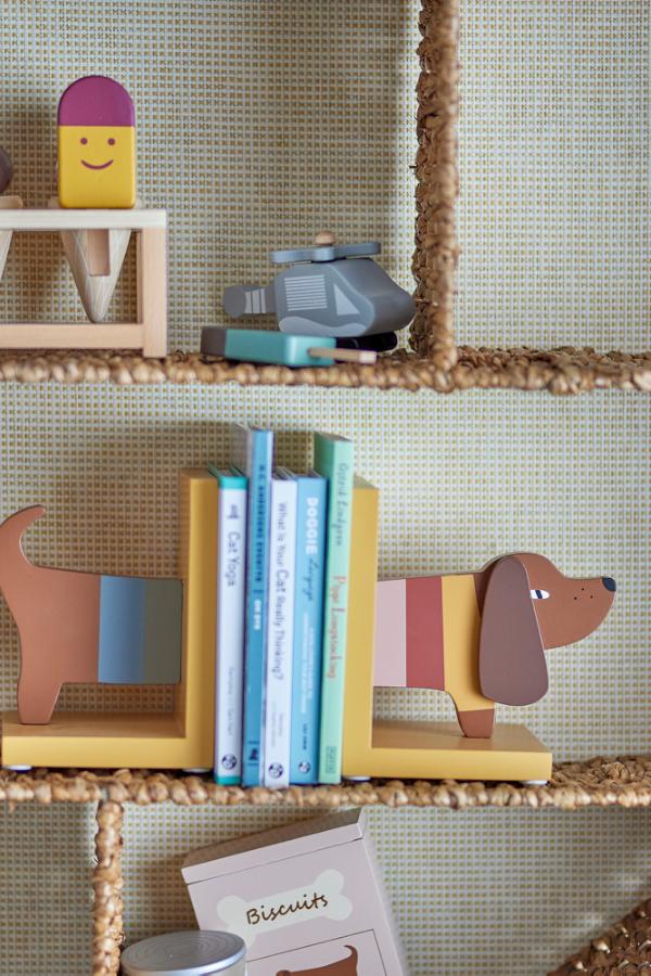 Bloomingville Mini Charlie Bookend, Multi, FSC®100%, MDF