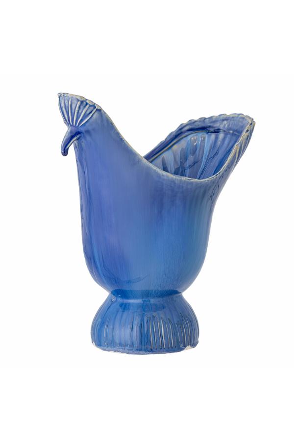 Creative Collection Wylie Vase, Blue, Stoneware