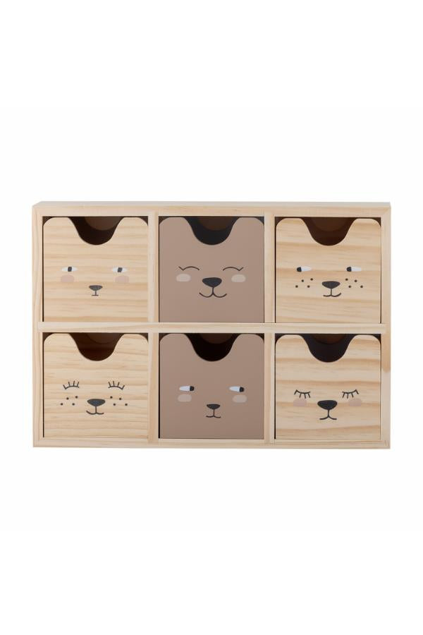 Bloomingville Mini Calle Storage Box, Multi, FSC®100%, Pine