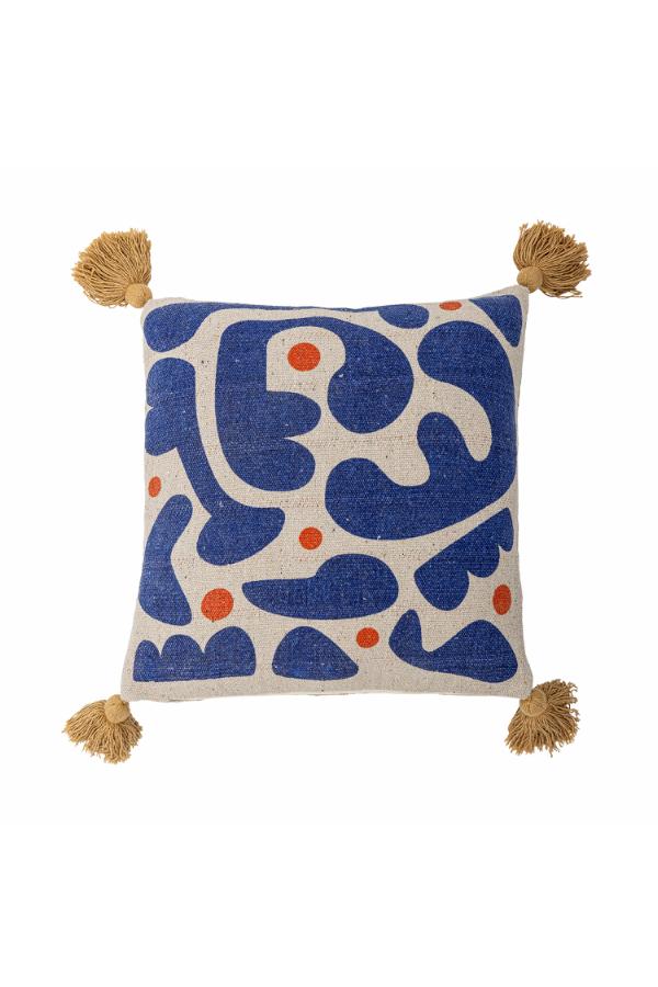 Bloomingville Eviaya Cushion, Multi, Recycled Cotton