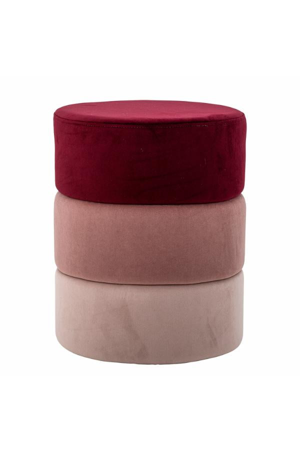 Bloomingville Bilbao Pouf, Multi, Polyester