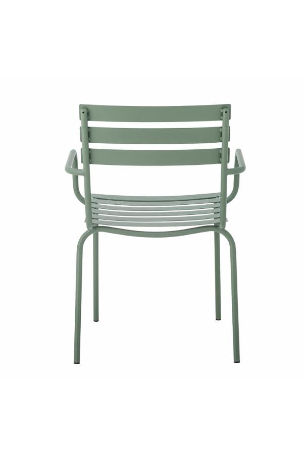 Bloomingville Monsi Dining Chair, Green, Galvanized Metal