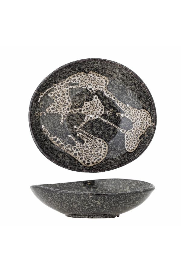 Creative Collection Sway Bowl, Grey, Stoneware
