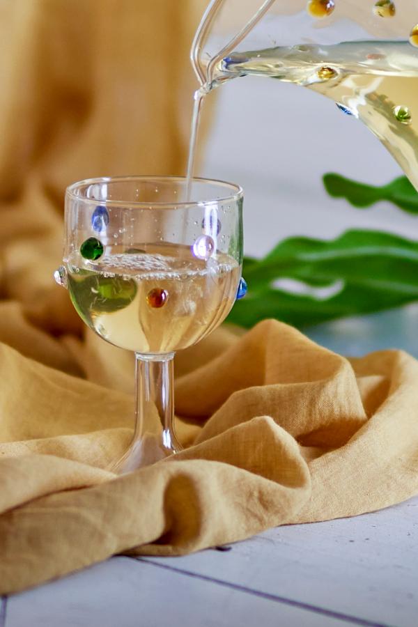 Bloomingville Thalia Wine Glass, Clear, Glass