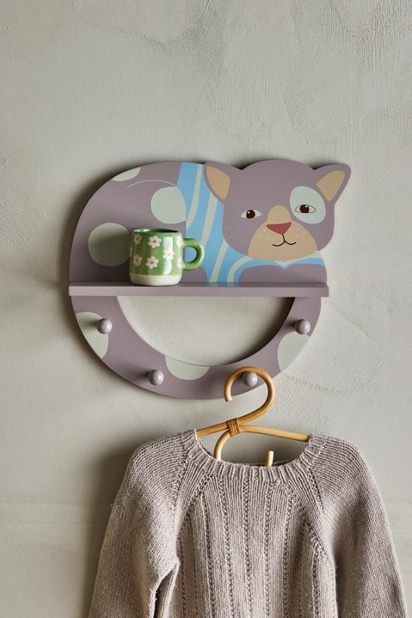 Bloomingville Mini Mille Coat Rack, Multi, FSC®100%, MDF