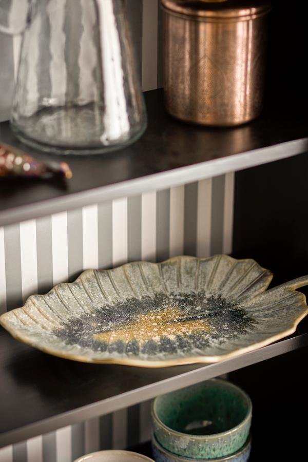 Creative Collection Dorreen Serving Plate, Blue, Stoneware