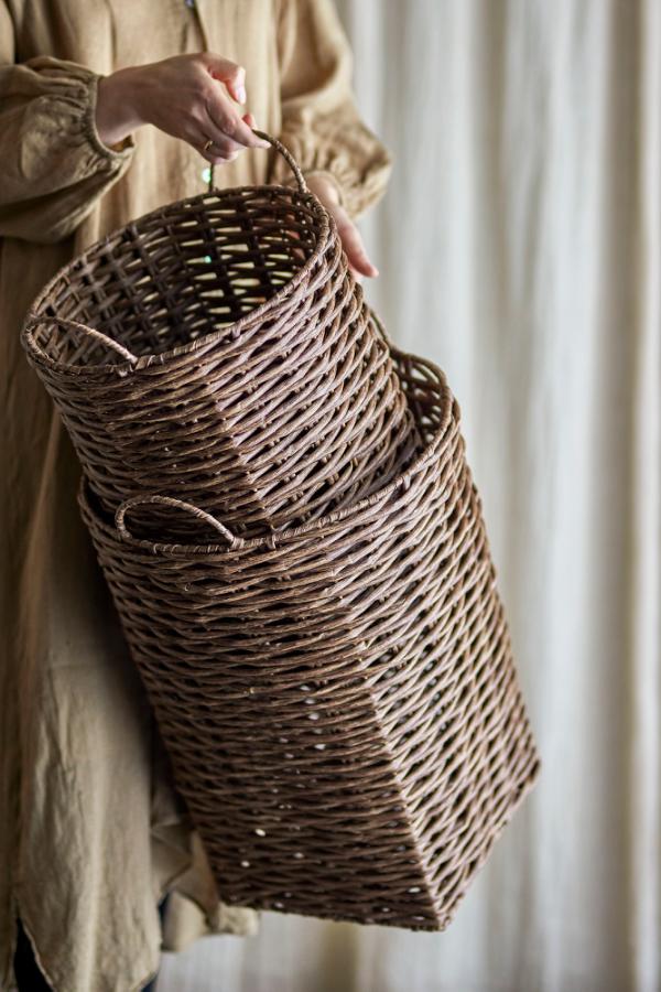 Bloomingville Cestina Basket, Brown, Polyrattan
