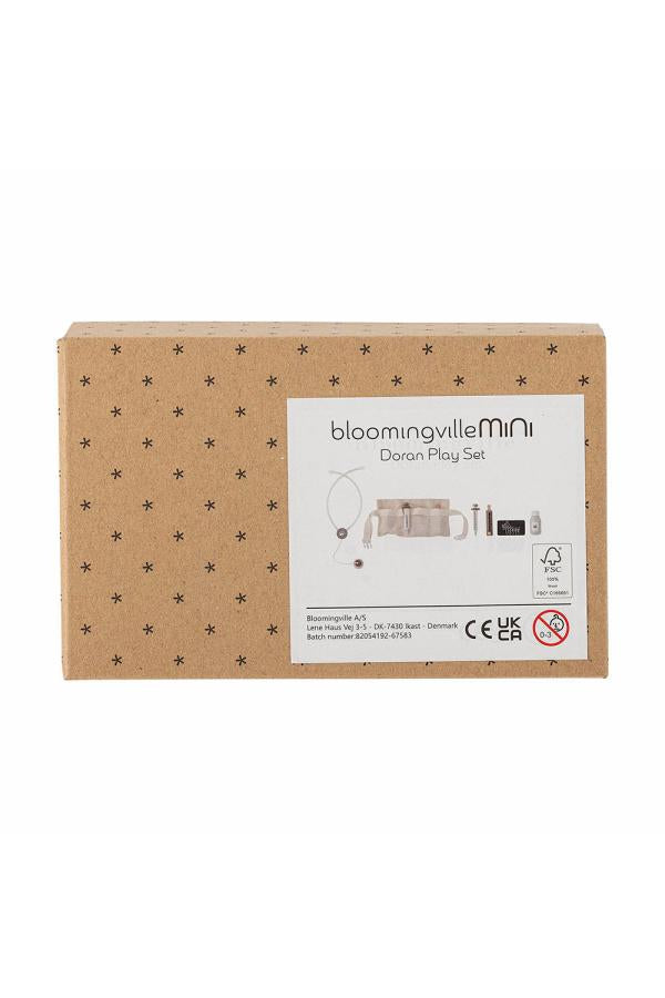 Bloomingville Mini Doran Play Set, Doctor, Grey, FSC®100%, Beech