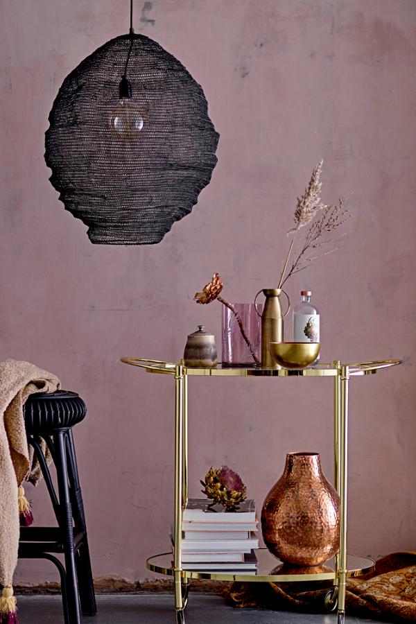 Bloomingville Fine Bar Table, Gold, Glass