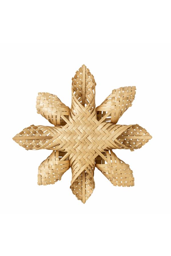 Bloomingville Hani Star, Gold, Bamboo