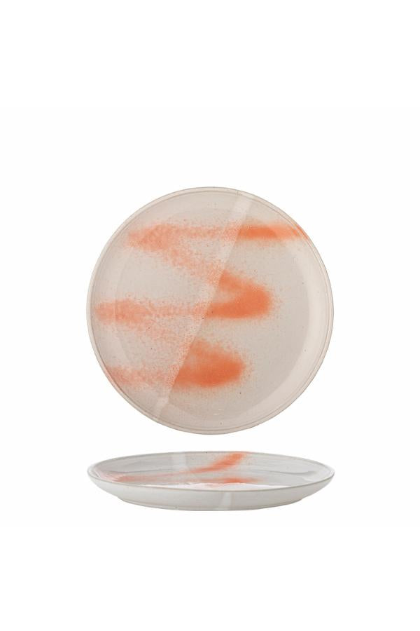 Bloomingville Paula Plate, Orange, Stoneware