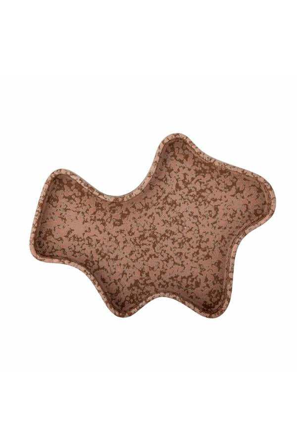 Bloomingville Lakey Tray, Brown, Stoneware